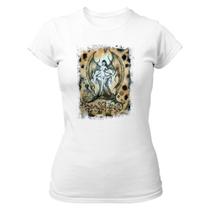 Camiseta Baby Look Necronomicon Fragmento Succubus