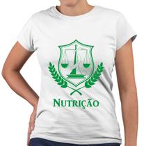 Camiseta Baby Look Nutrição Profissão