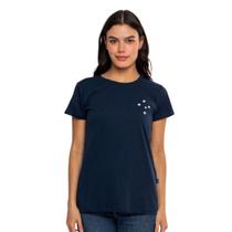 Camiseta Baby Look Oficial Cruzeiro Classic Algodão Camiseta Baby Look Oficial Cruzeiro Classic Algodão