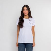 Camiseta Baby Look Oficial Cruzeiro Classic Sintetico