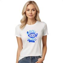 Camiseta Baby Look Olho Grego gordo cego