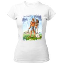 Camiseta Baby Look Osiris e Isis Camiseta Baby Look Osiris e Isis