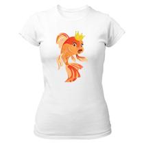 Camiseta Baby Look Peixinho dourado Camiseta Baby Look Peixinho dourado