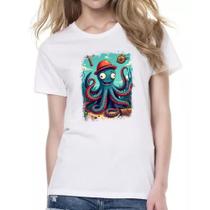 Camiseta Baby Look Polvo maluco