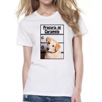 Camiseta Baby Look Procura-se um caramelo