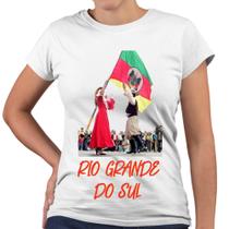 Camiseta Baby Look Rio Grande do Sul Gaúcho