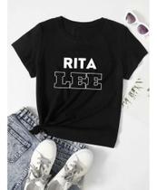Camiseta Baby Look Rita Lee Cantora De Rock Nacional Geek Feminina - SEMPRENALUTA