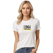 Camiseta Baby Look Safra de 1964