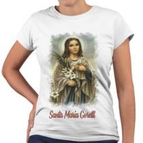 Camiseta Baby Look Santa Maria Goretti Religiosa Igreja