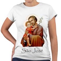 Camiseta Baby Look São José Religiosa Igreja
