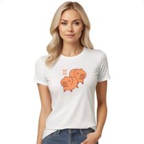 Camiseta Baby Look Signo Capivara Gemeos