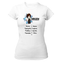 Camiseta Baby Look Signo Cute Virgem