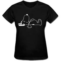 Camiseta Baby look snoopy anime cachorro camisa feminina Camiseta Baby look snoopy anime cachorro camisa feminina