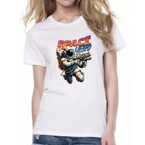 Camiseta Baby Look Space Hero
