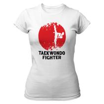 Camiseta Baby Look Taekwondo Fighter