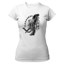 Camiseta Baby Look Taekwondo Kick