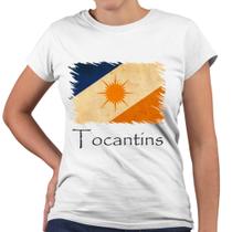 Camiseta Baby Look Tocantins Bandeira Estado Brasil