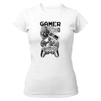 Camiseta Baby Look Viciado em games