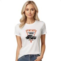 Camiseta Baby Look Vintage Pecas Originais 1966