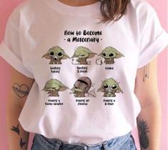 Camiseta Baby Yoda The Mandalorian Star Wars - Hippo Pre