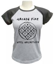 Camiseta Babylook Arcade Fire Feminina