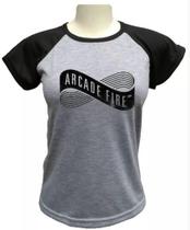 Camiseta Babylook Arcade Fire Feminina