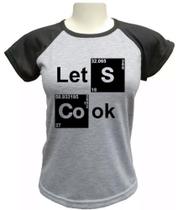 Camiseta Babylook Breaking Bad Lets Cook