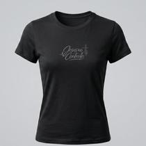 Camiseta Babylook Feminina Estampa em DTF Jesus No Controle EI-2627 -