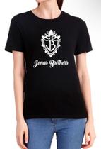 Camiseta BabyLook Feminina Jonas Brothers Pop Rock - SEMPRENALUTA