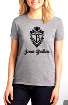 Camiseta BabyLook Feminina Jonas Brothers Pop Rock