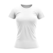 Camiseta Babylook Feminina Lisa DryFit Uv Termica Verão