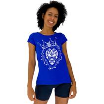 Camiseta Babylook Feminina MXD Conceito Rei Leão Lion King Camiseta Babylook Feminina MXD Conceito Rei Leão Lion King