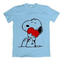 Camiseta Babylook Feminina Snoopy Coração - Hippo Pre