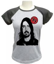 Camiseta Babylook Foo Fighter Dave Grohl Camiseta Babylook Foo Fighter Dave Grohl