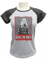 Camiseta Babylook Girl In Red ( Indie Rock ) Camiseta Babylook Girl In Red ( Indie Rock )