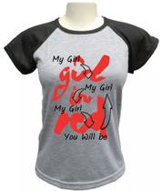 Camiseta Babylook Girl In Red (we Fell In Love In October) Camiseta Babylook Girl In Red (we Fell In Love In October)