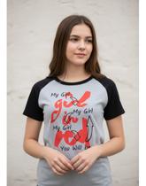Camiseta Babylook Girl In Red (we Fell In Love In October) Camiseta Babylook Girl In Red (we Fell In Love In October)