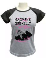 Camiseta Babylook Machine Gun Kelly Camiseta Babylook Machine Gun Kelly