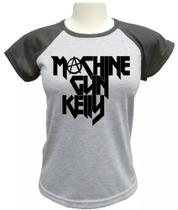 Camiseta Babylook Machine Gun Kelly Logo Camiseta Babylook Machine Gun Kelly Logo