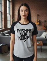 Camiseta Babylook Machine Gun Kelly Logo Camiseta Babylook Machine Gun Kelly Logo