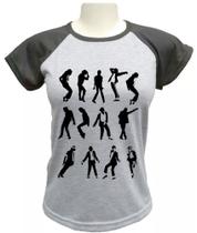 Camiseta Babylook Michael Jackson - alternativo basico