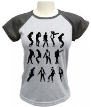 Camiseta Babylook Michael Jackson Camiseta Babylook Michael Jackson