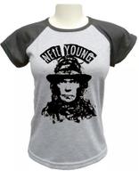 Camiseta Babylook Neil Young