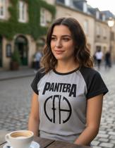 Camiseta Babylook Pantera Cowboys From Hell Camiseta Babylook Pantera Cowboys From Hell
