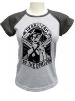 Camiseta Babylook Pearl Jam Do The Evolution Camiseta Babylook Pearl Jam Do The Evolution