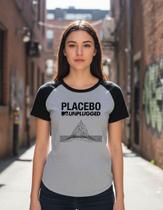 Camiseta Babylook Placebo Camiseta Babylook Placebo