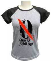 Camiseta Babylook Queens Of The Stone Age Camiseta Babylook Queens Of The Stone Age