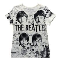 Camiseta Babylook Rock The Beatles Algodão Orgânico Marrockus