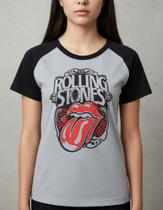 Camiseta Babylook Rolling Stones
