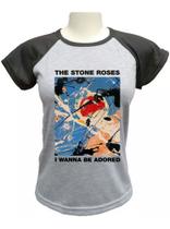 Camiseta Babylook Stone Roses